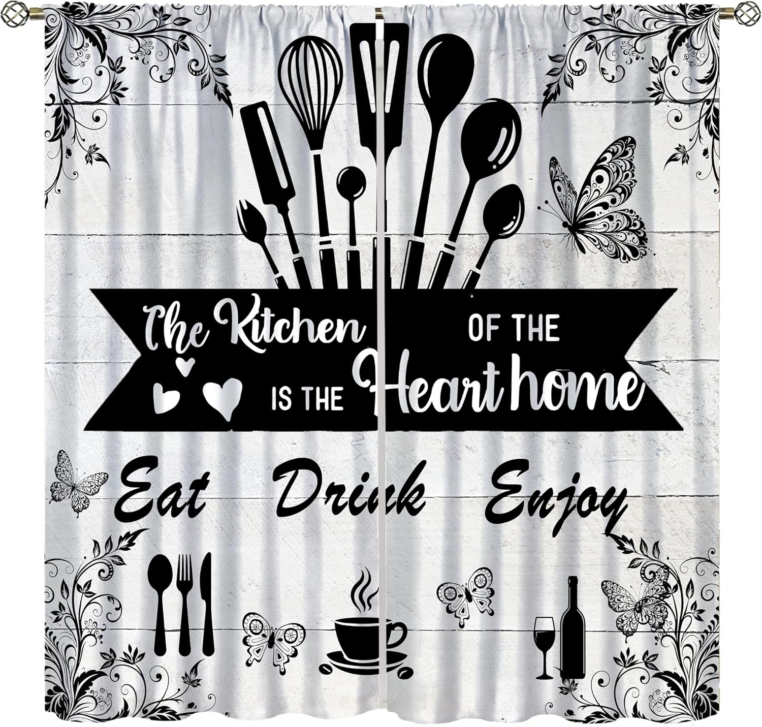 Home Cooking In French - Деревенские шторы в стиле фермерского дома,