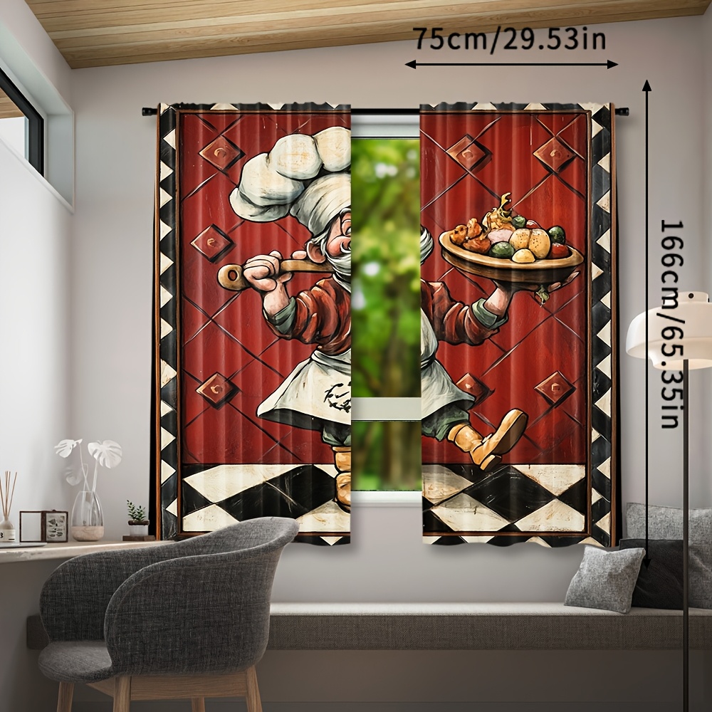 Новинка: Пара штор с мультяшны – обзор и цена Home Cooking In French