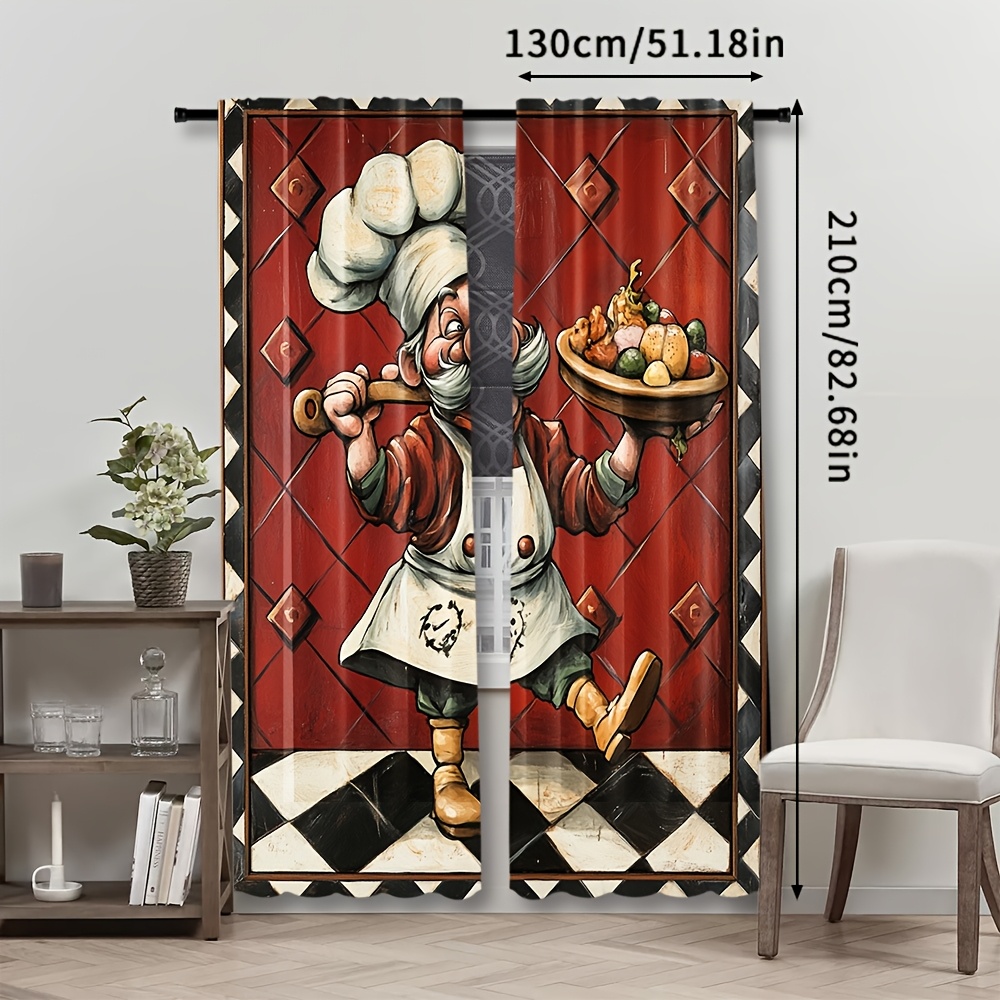 Новинка: Пара штор с мультяшны – обзор и цена Home Cooking In French