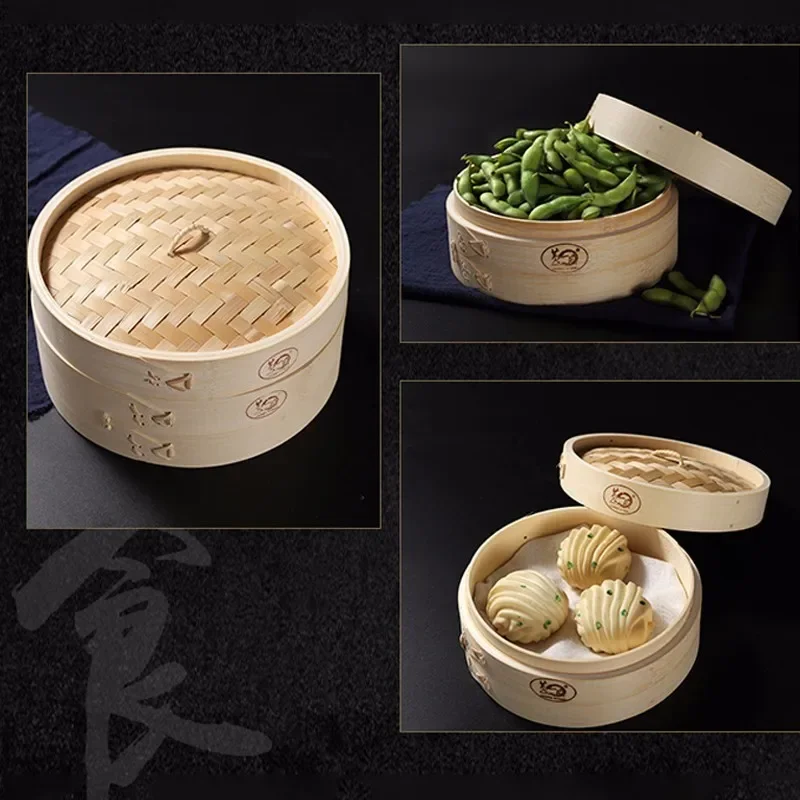 Кухонная бамбуковая пароварка  – обзор и цена Steamer Bamboo Set