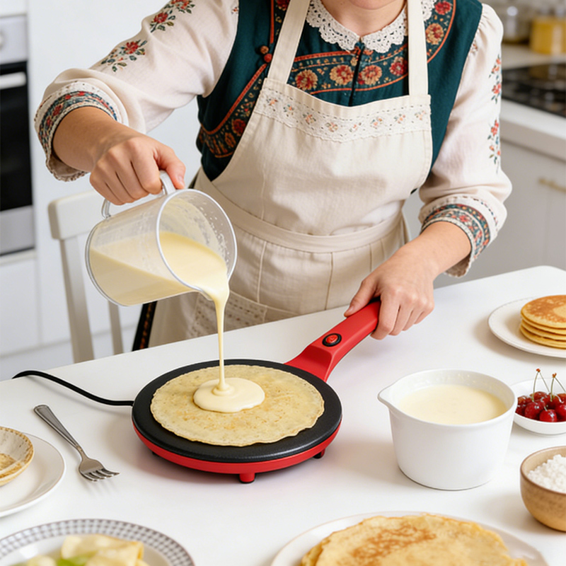 Электрическая блинница с однос – обзор и цена Crepe Pan Nonstick